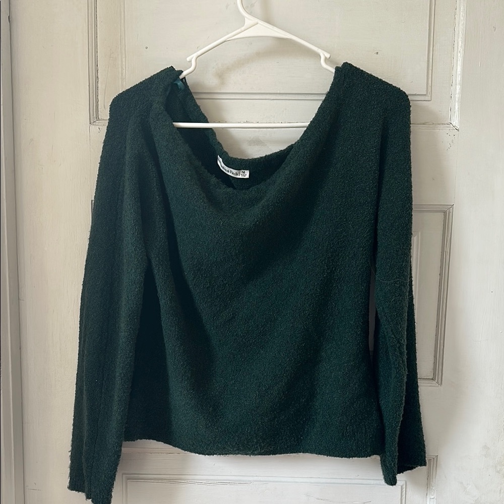 Abercrombie and Fitch Dark off the shoulder Sweater